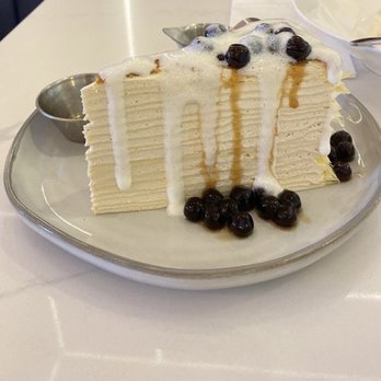 Prince Tea House - Brown sugar boba mille crepe cake - Desserts Near Me - Marlton, New Jersey Prince Tea House - Brown sugar boba mille crepe cake - Desserts Near Me - Marlton, New Jersey