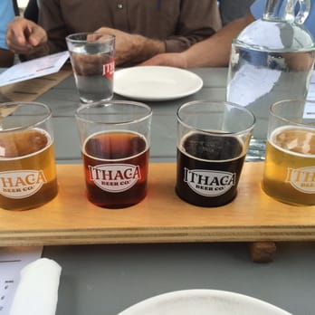 Ithaca Beer Company - $8 sampler, such great prices for great beer - Burgers Near Me - Ithaca, New York Ithaca Beer Company - $8 sampler, such great prices for great beer - Burgers Near Me - Ithaca, New York