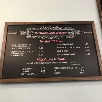 The Weldon Fountain - Ice Cream & Frozen Yogurt Near Me - Glenside, Pennsylvania