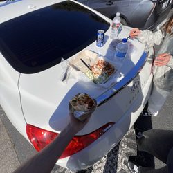 Kaboora Chef - The Wrap Burger and  Chicken over Rice