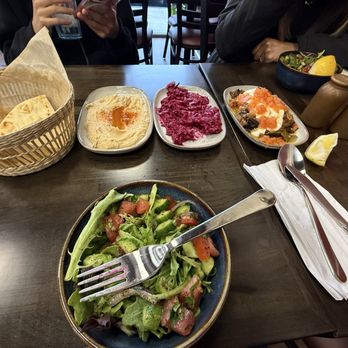 Izmir - Hummus, Beet Delight, amazing Eggplant thing - Mediterranean Near Me - Costa Mesa, California Izmir - Hummus, Beet Delight, amazing Eggplant thing - Mediterranean Near Me - Costa Mesa, California
