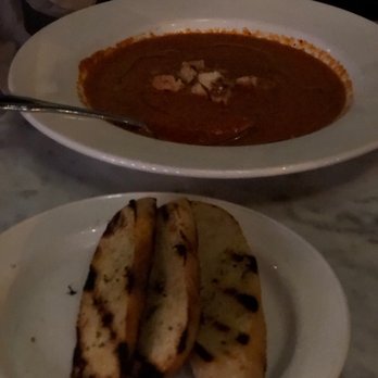Taproot Tavern - Tomato bisque and garlic bread - Steakhouses Near Me - Farmville, Virginia