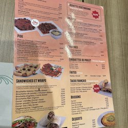 Le Kebab - Menu