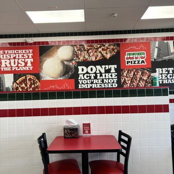 Jet's Pizza - Sitting area - Pizza Near Me - Austin, Texas