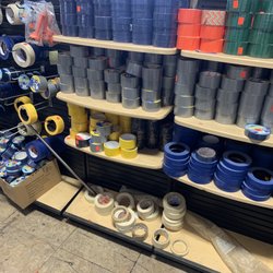 Lots of tape and paint rollers