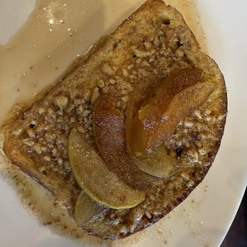 Grumpy's Cafe - Cinnamon Apple Walnut French Toast - a little soggy for our liking - Breakfast & Brunch Near Me - Cleveland, Ohio