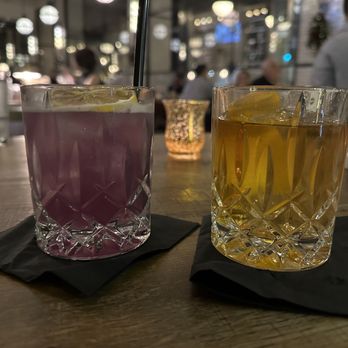 The Dearborn - Purple Reign and Old Fashioned - New American Near Me - Chicago, Illinois