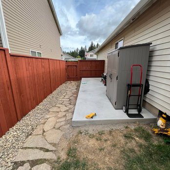 FRC Construction - French Drain area before - Masonry/Concrete Near Me - Tigard, Oregon