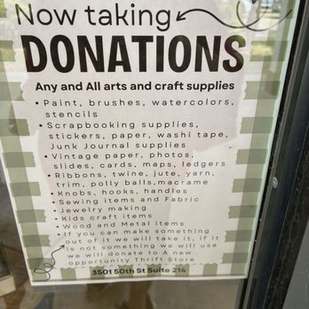 Secondhand Art Depot - The type of donations that they are taking. - Thrift Stores Near Me - Lubbock, Texas Secondhand Art Depot - The type of donations that they are taking. - Thrift Stores Near Me - Lubbock, Texas