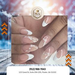 Me Luxe' Nail Lounge - Perfecting the essentials for winter. This clean, simple look is always sophisticated and timeless. What's your go-to shade?