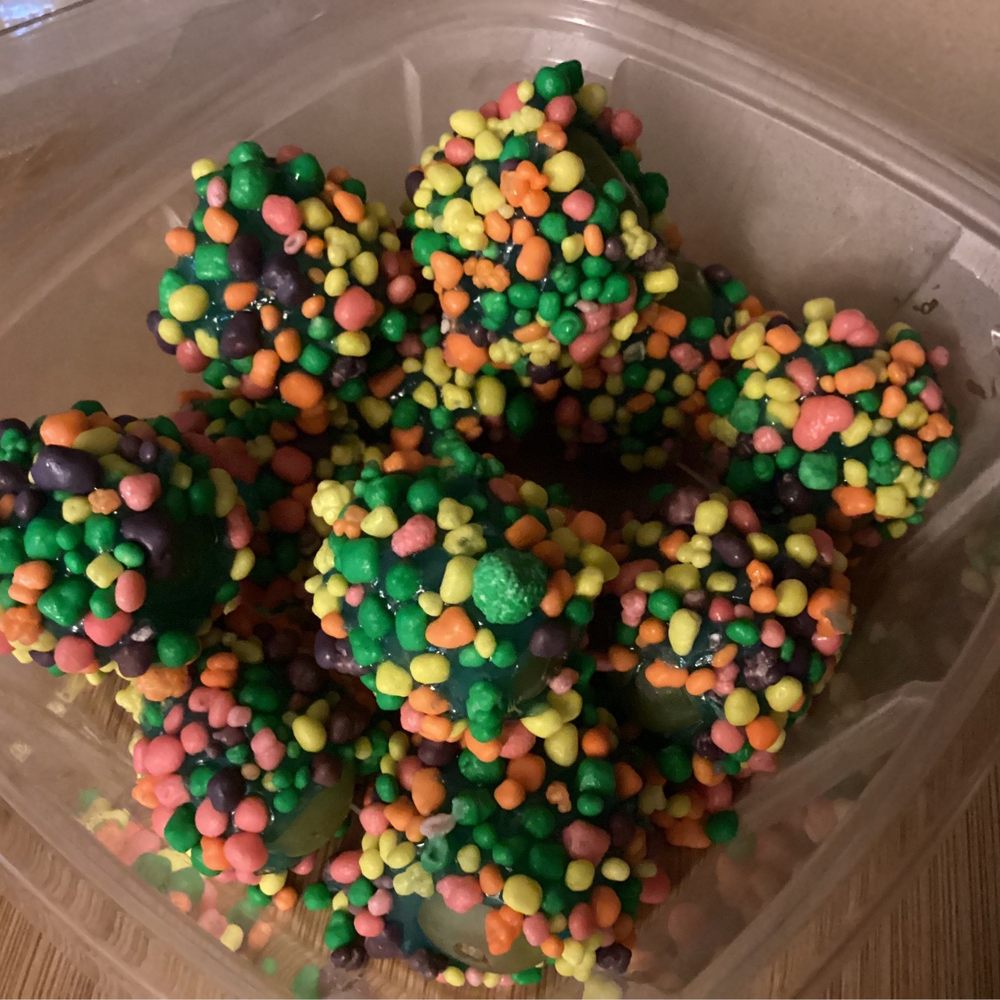 Kandy Apples by K - Tropical Fruit Punch Frozen Grapes - Candy Stores Near Me - Raleigh, North Carolina Kandy Apples by K - Tropical Fruit Punch Frozen Grapes - Candy Stores Near Me - Raleigh, North Carolina
