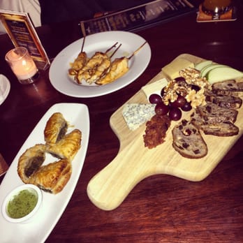 Trinity Place - Cheese mix, Tandoori chicken skewer, and Veggie Empanadas - Bars Near Me - New York, New York Trinity Place - Cheese mix, Tandoori chicken skewer, and Veggie Empanadas - Bars Near Me - New York, New York
