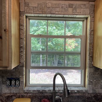 Speedy Construction - Window was framed in tile - General Contractors Near Me
