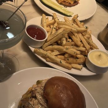 Bar Sinizki - Burgers with side of fries - Bars Near Me - Los Angeles, California