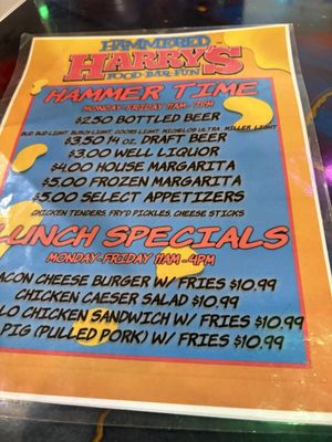 Menu photo 4 Hammered Harry’s Las Vegas, NV Menu photo 4 Hammered Harry’s Las Vegas, NV
