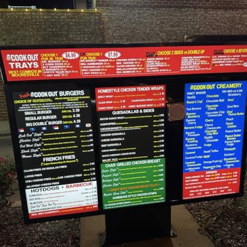 Cook Out - Menu - Burgers Near Me - Mooresville, North Carolina Cook Out - Menu - Burgers Near Me - Mooresville, North Carolina