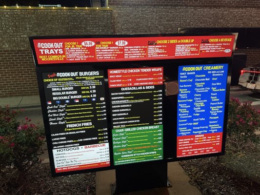 Menu photo 1 Cook Out Mooresville, NC Menu photo 1 Cook Out Mooresville, NC
