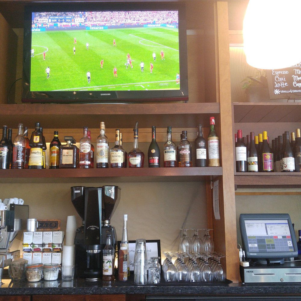Firefly Eatery & Bar - Half the bar. 2 tvs on the water! Euro Cup! - New American Near Me - San Diego, California