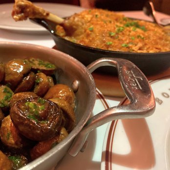 Bouchon - Side of mushrooms (exquisite buttery goodness) and the special. To die for. IG @tashs.table - French Near Me - Yountville, California Bouchon - Side of mushrooms (exquisite buttery goodness) and the special. To die for. IG @tashs.table - French Near Me - Yountville, California