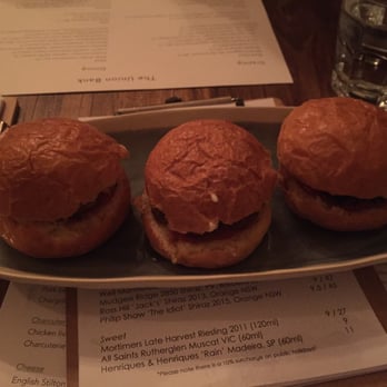 Union Bank Wine Bar - Cheeseburger sliders - Wine Bars Near Me - Orange, NSW