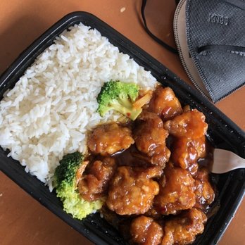 Fire Wok - Orange chicken and white rice - Chinese Near Me - Arbutus, Maryland Fire Wok - Orange chicken and white rice - Chinese Near Me - Arbutus, Maryland
