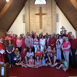 Christ Episcopal Church - We took this picture at one of our Pentecost services.