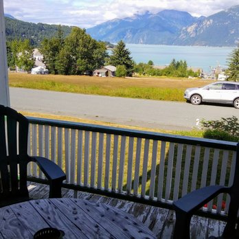 Fort Seward Bed & Breakfast - The view from the porch - Hotels Near Me - Haines, Alaska Fort Seward Bed & Breakfast - The view from the porch - Hotels Near Me - Haines, Alaska
