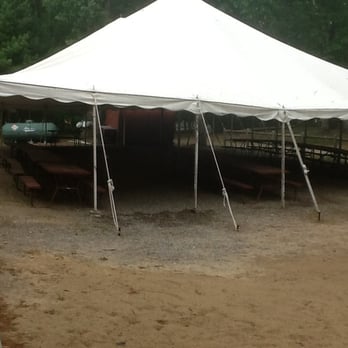 Pines Camping Area - Tent area with picnic tables actually huge picture does no justice - Campgrounds Near Me - Salisbury, Massachusetts
