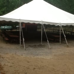 Pines Camping Area - Tent area with picnic tables actually huge picture does no justice