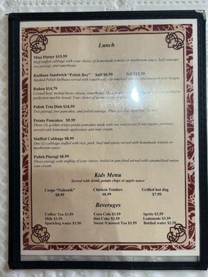 Menu photo 3 Anna's Polish Restaurant Winter Park, FL Menu photo 3 Anna's Polish Restaurant Winter Park, FL