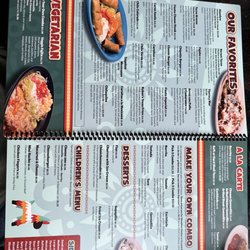 Tapatios Mexican restaurant - Menu page 2