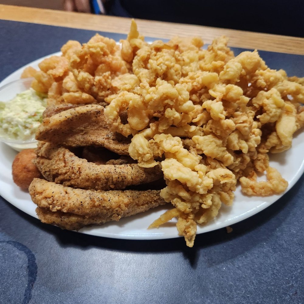 Captain Steve's - Perch, clam strips and popcorn shrimp - Seafood Near Me - Harrisburg, North Carolina Captain Steve's - Perch, clam strips and popcorn shrimp - Seafood Near Me - Harrisburg, North Carolina