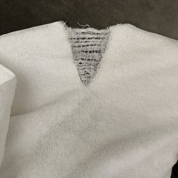 Grouse Mountain Lodge - Shredded washcloth - Hotels Near Me - Whitefish, Montana