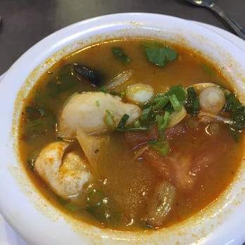Ocean Blue Oyster Bar - Tom Yum soup - Seafood Near Me - Austin, Texas