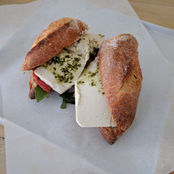 Vromage - Mozzarella and tomato sandwich. If my sister was here and she stole my sandwich I would tackle her to the ground! - Cheese Shops Near Me - Los Angeles, California Vromage - Mozzarella and tomato sandwich. If my sister was here and she stole my sandwich I would tackle her to the ground! - Cheese Shops Near Me - Los Angeles, California