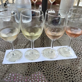 Baiting Hollow Farm Vineyard - White and rosé flight - Wineries Near Me - Calverton, New York