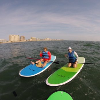 Rudee Inlet Stand Up Paddle - Floating on the waves after seeing dolphins!! - Paddleboarding Near Me - Virginia Beach, Virginia
