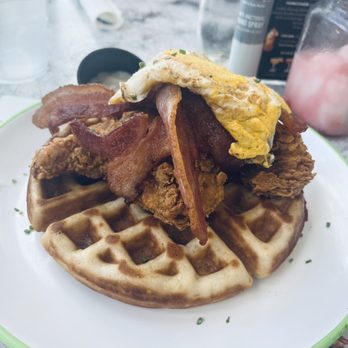 Bacon Bitch - Chicken  & waffles  & bacon  and eggs - Breakfast & Brunch Near Me - Miami, Florida