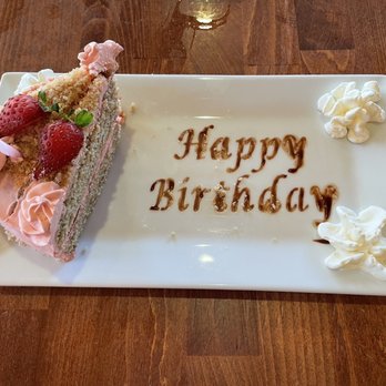 The Grain Cafe - Strawberry almond cake - Vegan Near Me - Long Beach, California