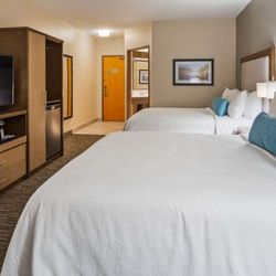Best Western Plus Hudson Hotel - Standard Two Queen Room with  Keurig Coffee, Microwave, Fridge