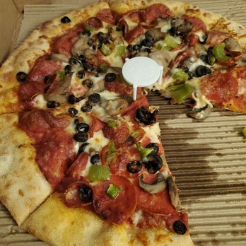 Marco's Pizza - Deluxe minus the sausage add black olives original crust - Pizza Near Me - Fargo, North Dakota Marco's Pizza - Deluxe minus the sausage add black olives original crust - Pizza Near Me - Fargo, North Dakota