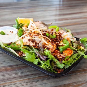 Bait to Plate - Grilled salmon salad - Fish & Chips Near Me - Boston, Massachusetts