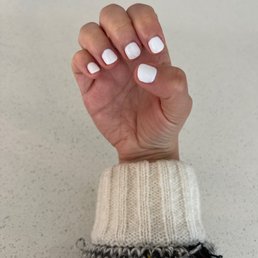 Perfectly short, white and round