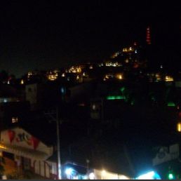 View from rooftop pool