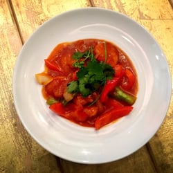 Banh Boyo - Garnelen in einer Tamarindensauce