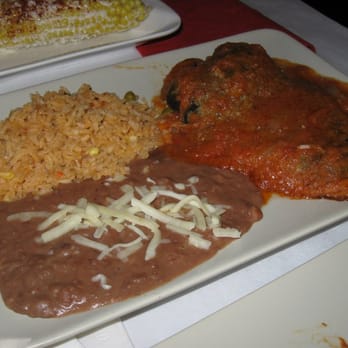 L Encanto D Lola - chili relleno with rice and beans - Mexican Near Me - New York, New York