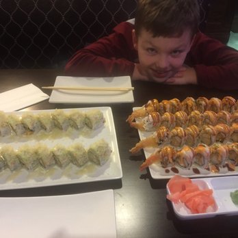 Royal Sushi - Snow Mountain left, Torched Dragon on the right. - Japanese Near Me - Chicago, Illinois