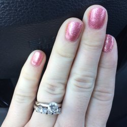 Nobility Nail & Spa - Glitter gel nails by Tony!