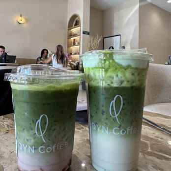 QYN Coffee - Raspberry Matcha & Pandan Oat Matcha - Coffee & Tea Near Me - Costa Mesa, California QYN Coffee - Raspberry Matcha & Pandan Oat Matcha - Coffee & Tea Near Me - Costa Mesa, California