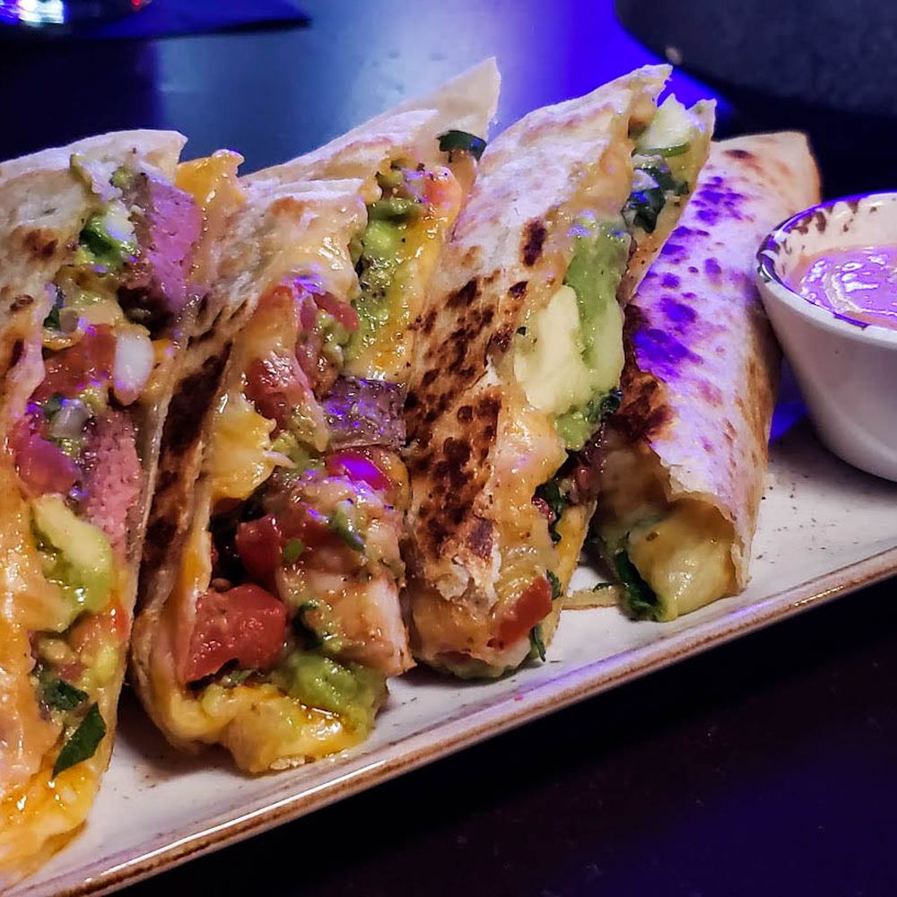 BuenoMalo - Steak and Shrimp quesadilla with avocados - Mexican Near Me - Andover, Massachusetts BuenoMalo - Steak and Shrimp quesadilla with avocados - Mexican Near Me - Andover, Massachusetts